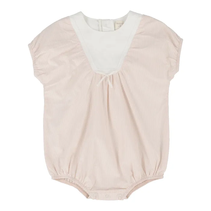 Analogie Earrings Analogie Sailor Girls Romper Pink