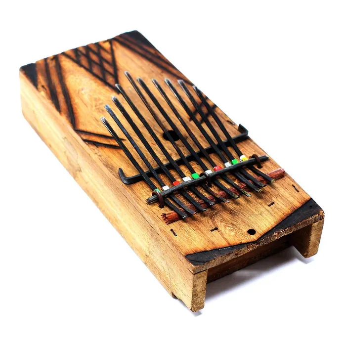 Earrings Global Crafts Small Kalimba Piano