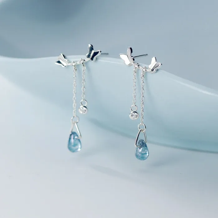 Earrings Sorasol Butterfly Lovers