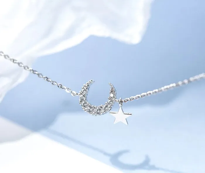 Half Moon Starry Night Sorasol Necklaces