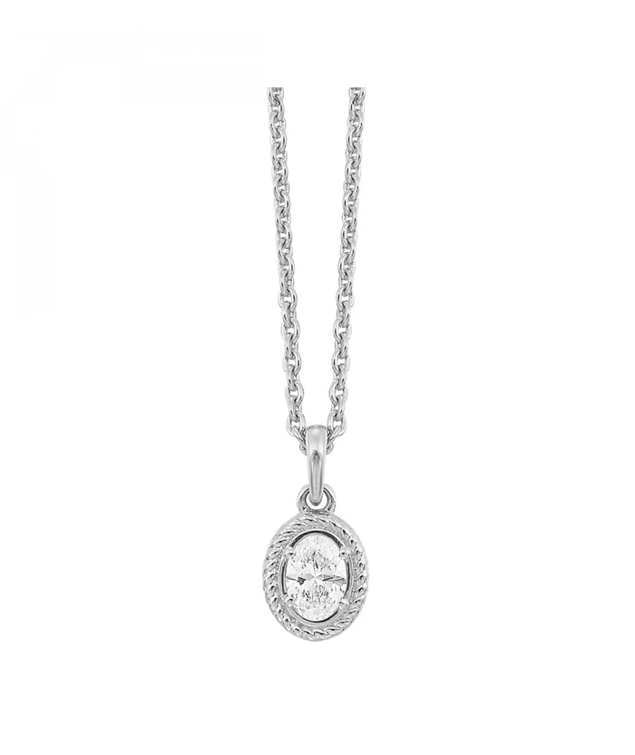 Necklaces GemsOne 14k WG Diamond Pendant Necklace PD111614WC