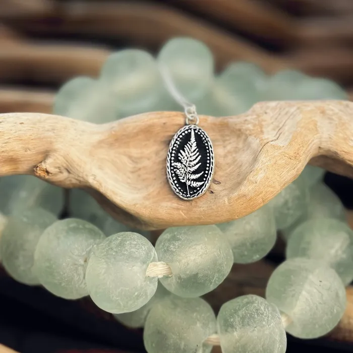 Necklaces HeidiJHale Designs Sterling Silver Fern Necklace