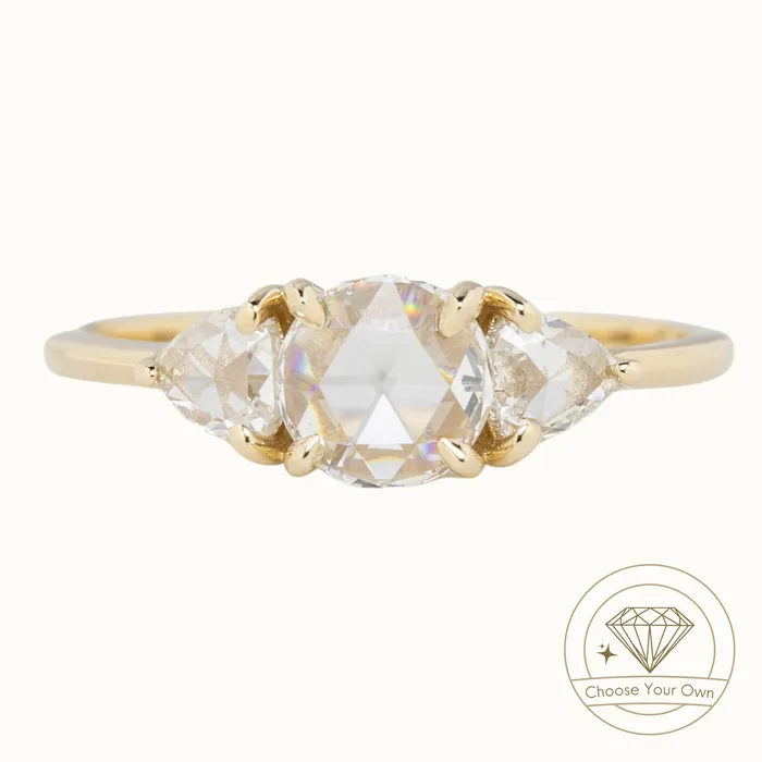 Rings Envero Jewelry Madison Ring Round Rose Cut Diamond