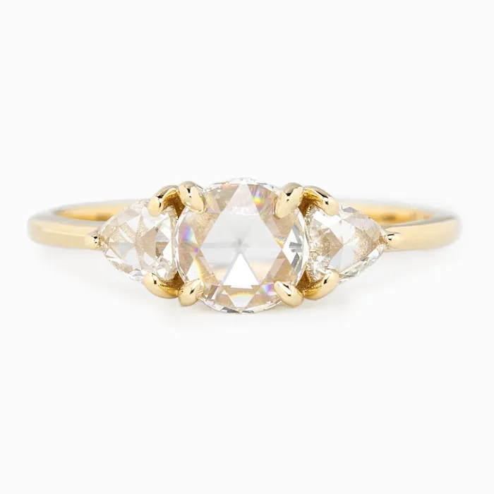 Rings Envero Jewelry Madison Ring Round Rose Cut Diamond