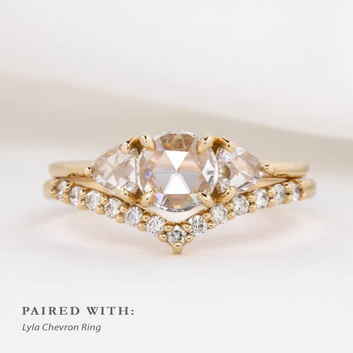 Rings Envero Jewelry Madison Ring Round Rose Cut Diamond