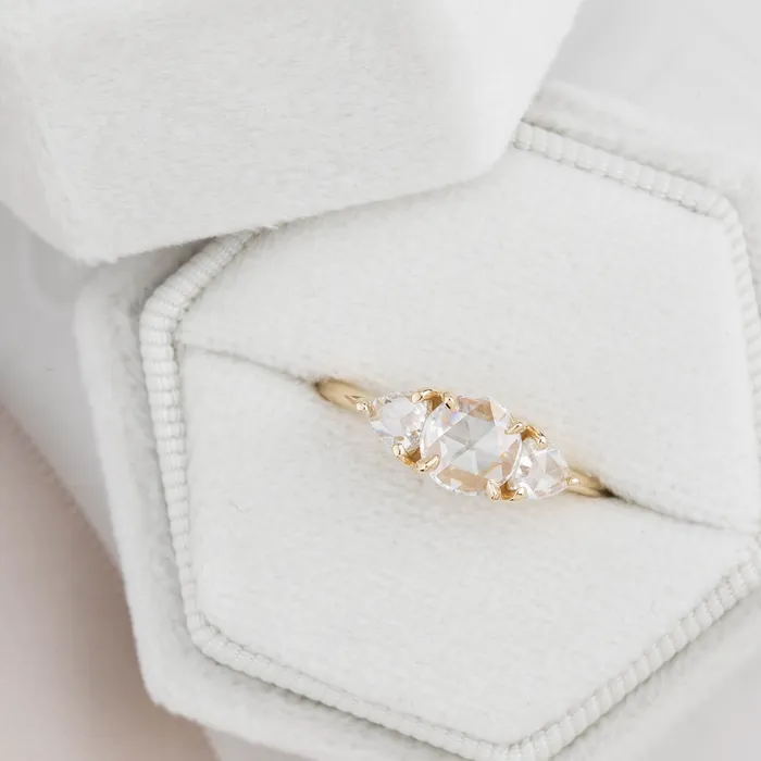 Rings Envero Jewelry Madison Ring Round Rose Cut Diamond