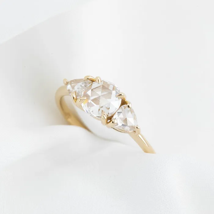 Rings Envero Jewelry Madison Ring Round Rose Cut Diamond