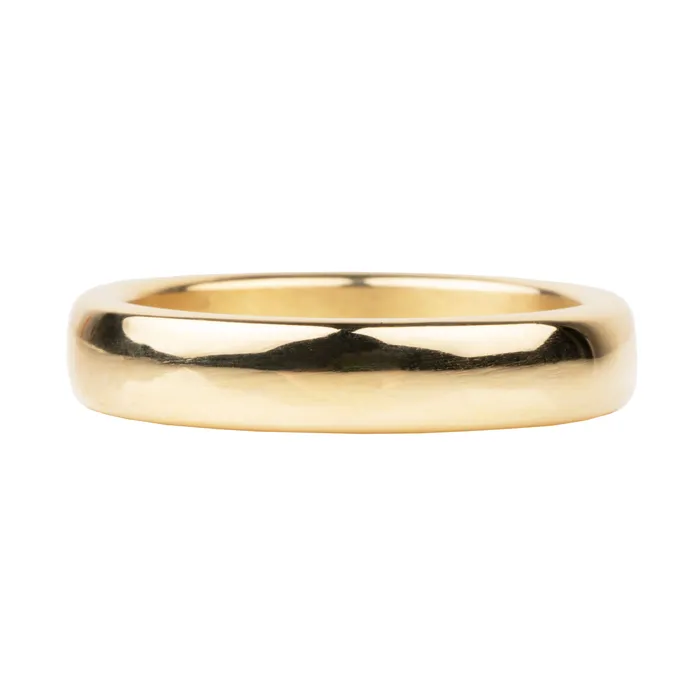 Bell Bird In House Rings Bell Bird Mens 5mm Yellow Gold Wedding Band