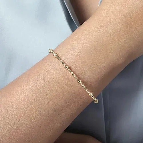 Bracelets 14K Yellow Gold Bujukan Split Bangle GABRIEL CO