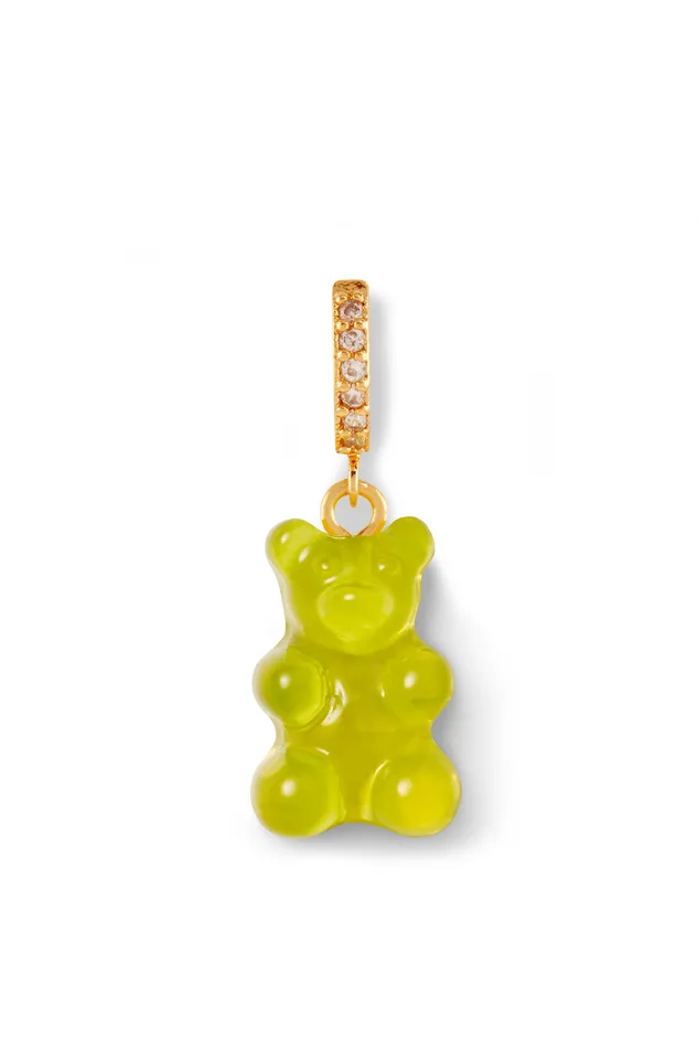 Crystal Haze Jewelry Earrings Nostalgia bear hoop Minion