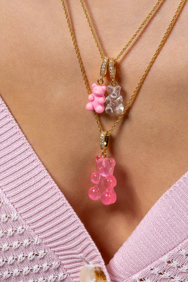 Crystal Haze Jewelry Rings Nostalgia bear Pave connector Elle Woods