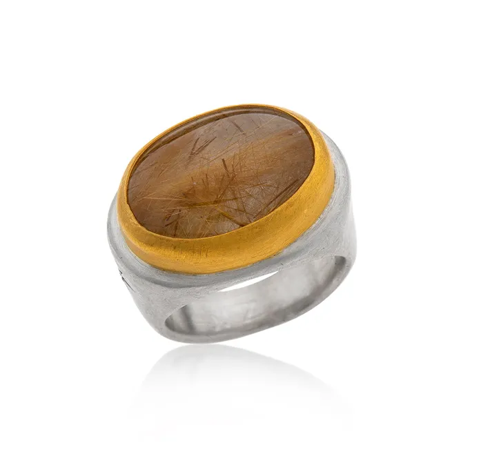 Nava Zahavi Golden Rutil Ring Nava Zahavi Rings