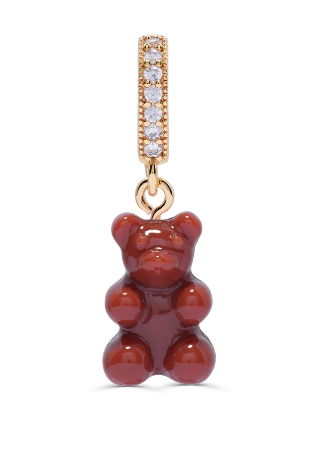 Rings Crystal Haze Jewelry Nostalgia Bear Pave connector Toffee
