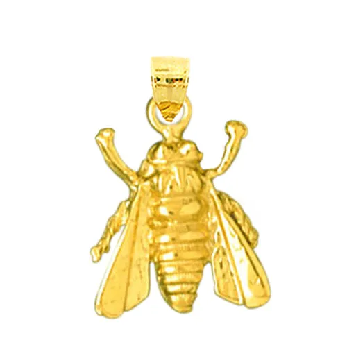 14K Gold Yellow Jacket Bee Pendant Goldia PreStyled Sets