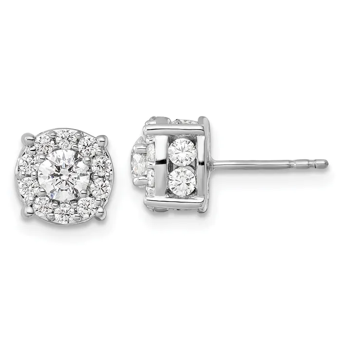 14k White Gold 1 12 Ct Lab Grown Diamond VSSI G Post Earrings Goldia Earrings 14k White Gold 1 12 Ct Lab Grown Diamond VSSI G Post Earrings Goldia Earrings