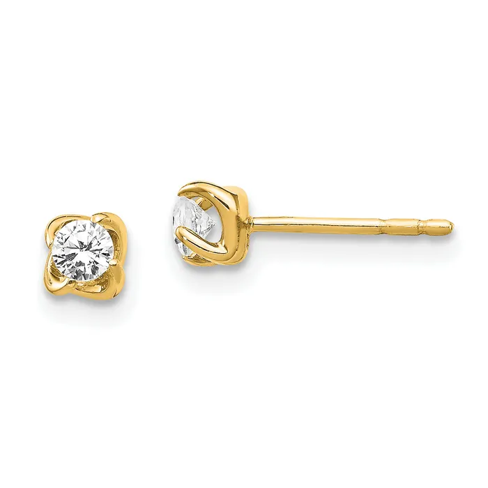 14k Yellow Gold 15 Ct Lab Grown Diamond VSSI G Stud Post Earrings Goldia Earrings 14k Yellow Gold 15 Ct Lab Grown Diamond VSSI G Stud Post Earrings Goldia Earrings