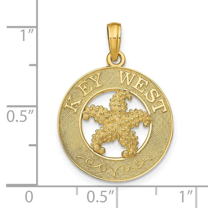 14k Yellow Gold KEY WEST Starfish Pendant Goldia PreStyled Sets