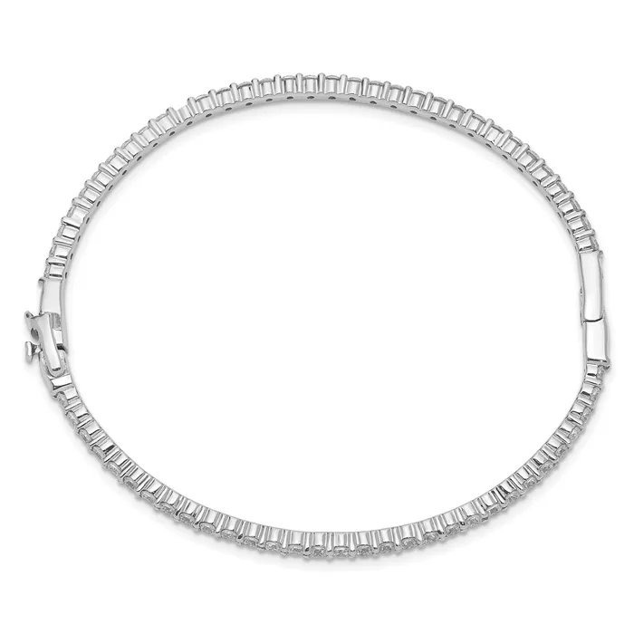 Bracelets Goldia 14k White Gold 2 12 Ct Lab Grown Diamond VSSI G Eternity Bangle Bracelet
