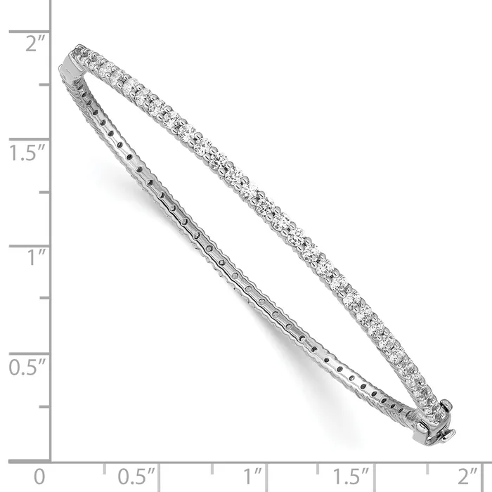 Bracelets Goldia 14k White Gold 2 12 Ct Lab Grown Diamond VSSI G Eternity Bangle Bracelet