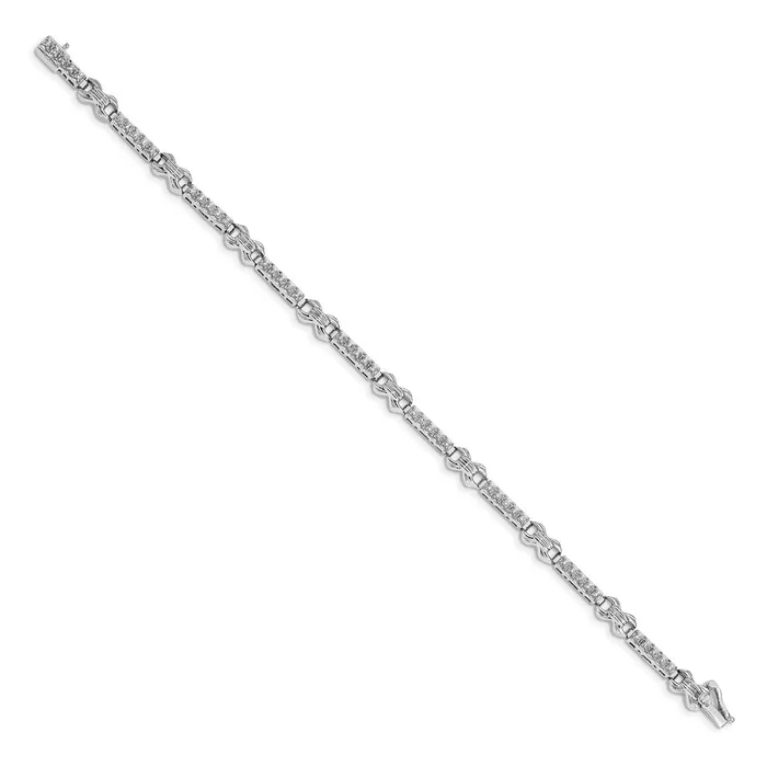 Bracelets goldiaca 14k White Gold Natural Diamond Fancy Bracelet