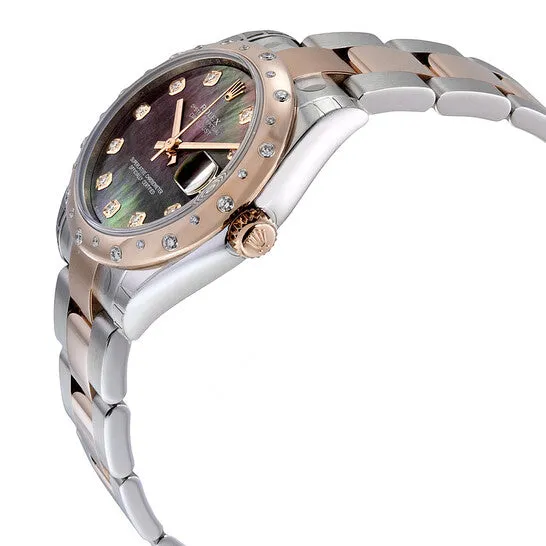 Bracelets JMS always Original Rolex Oyster Perpetual Datejust 31 Black Mother of Pearl Dial Stainless Steel and 18K Everose Gold Bracelet Automatic Ladies Watch 178341BKMDO Bracelets JMS always Original Rolex Oyster Perpetual Datejust 31 Black Mother of Pearl Dial Stainless Steel and 18K Everose Gold Bracelet Automatic Ladies Watch 178341BKMDO