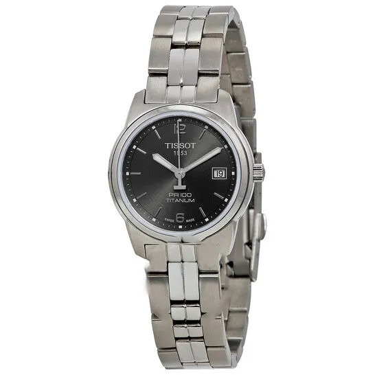 Bracelets JMS always Original Tissot PR100 Anthracite Dial Titanium Bracelet Ladies Watch T0493104406700 Bracelets JMS always Original Tissot PR100 Anthracite Dial Titanium Bracelet Ladies Watch T0493104406700