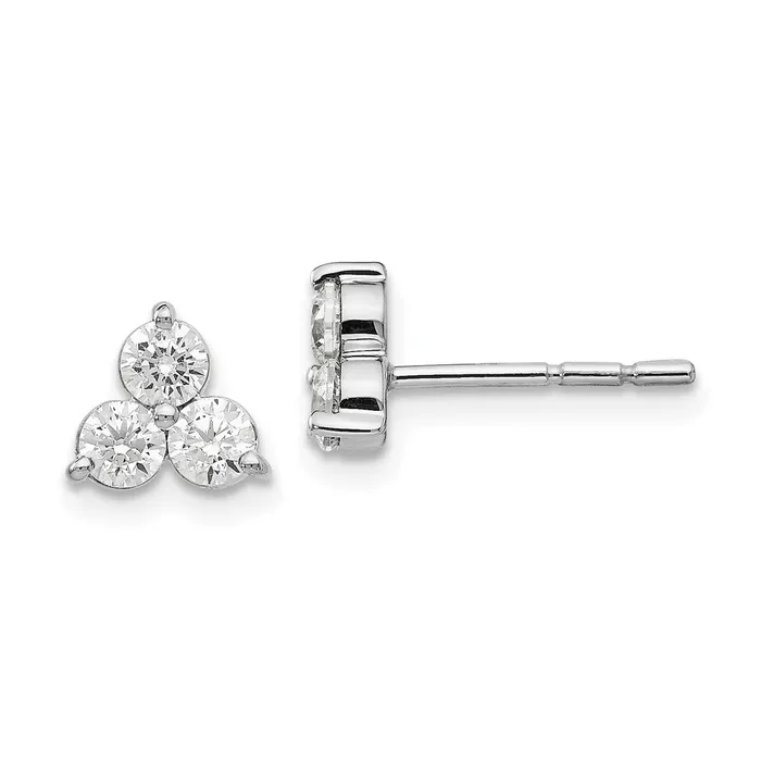 Earrings Goldia 14k White Gold True Origin Lab Grown Real Diamond VSSI D E F Earrings Earrings Goldia 14k White Gold True Origin Lab Grown Real Diamond VSSI D E F Earrings