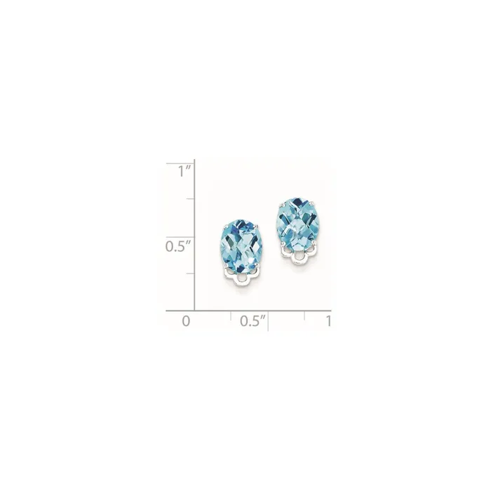 Earrings Goldia Sterling Silver Blue Topaz Earrings