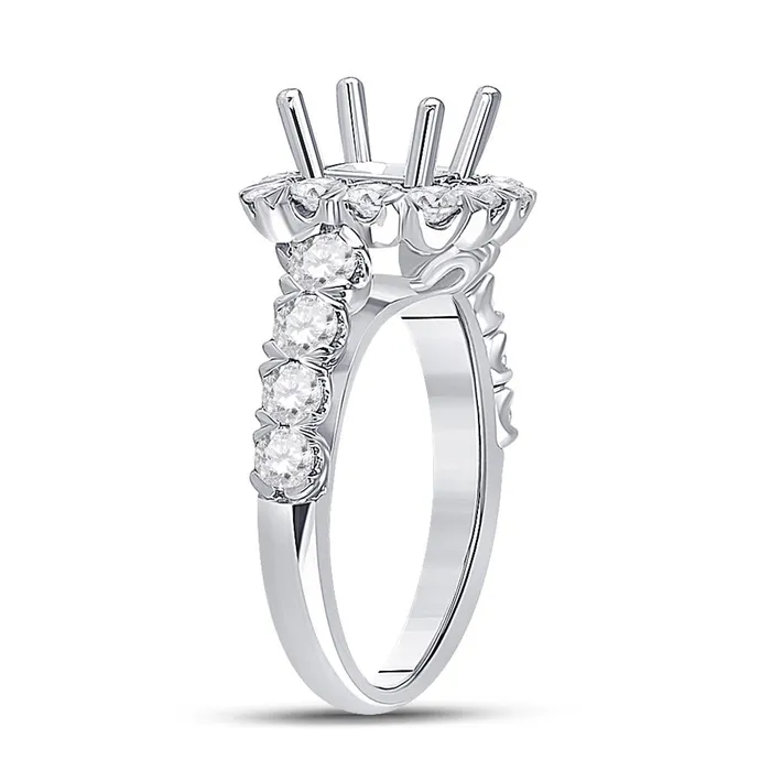 gndatlanta Rings 1 58CTDiamond SM 1 12CTCCUSHION BRIDAL RING