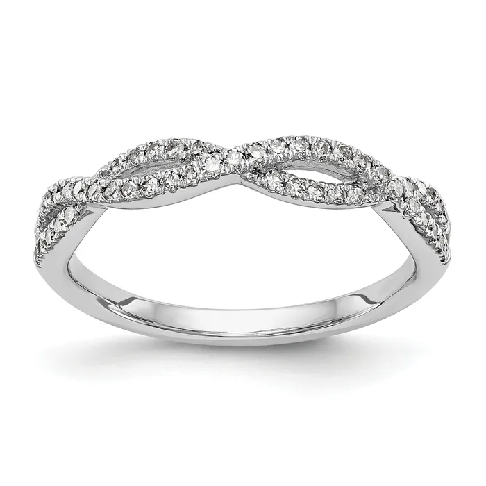 Goldia 023ct CZ Solid Real 14K White Gold Wedding Wedding Band Ring Rings Goldia 023ct CZ Solid Real 14K White Gold Wedding Wedding Band Ring Rings