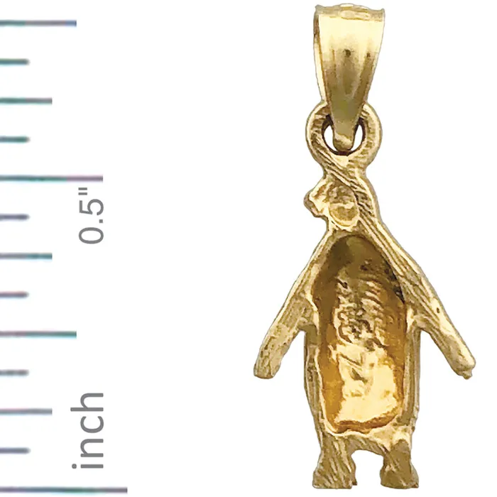 Goldia 14K Gold Antarctic Penguin Charm Charm Necklaces