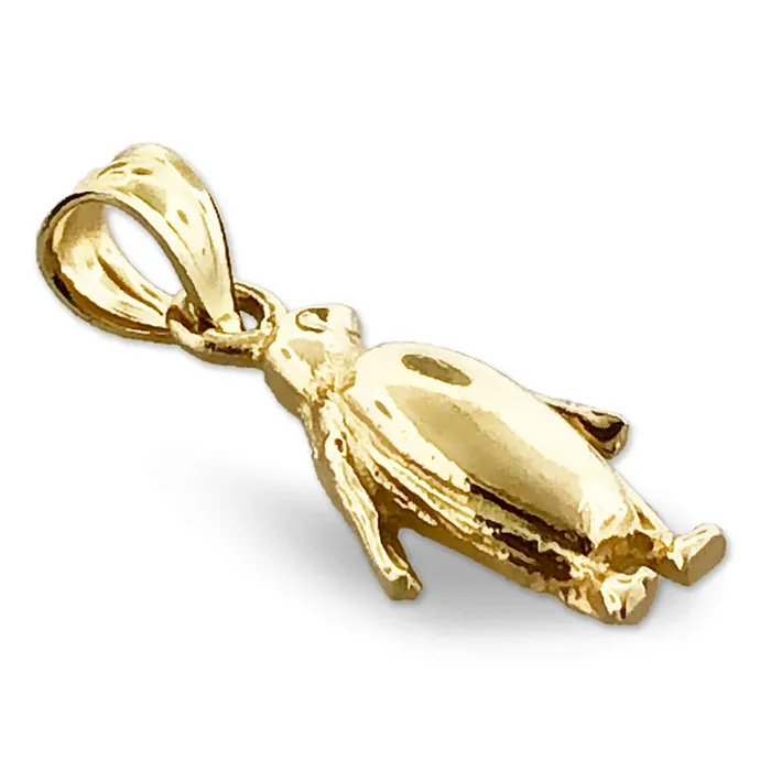 Goldia 14K Gold Antarctic Penguin Charm Charm Necklaces