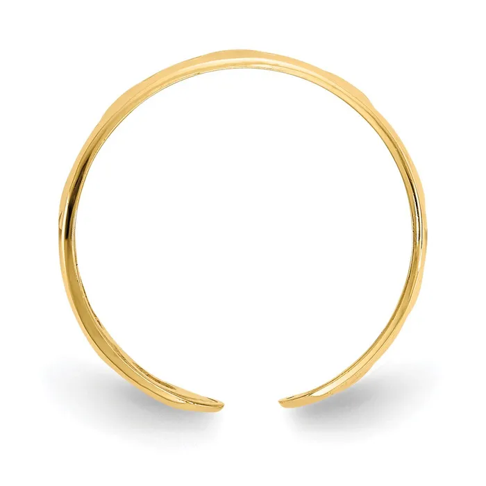 Goldia 14k Yellow Gold Heart Toe Ring Rings