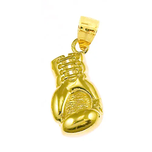 Goldia Charm Necklaces 14K Gold Boxing Glove Charm