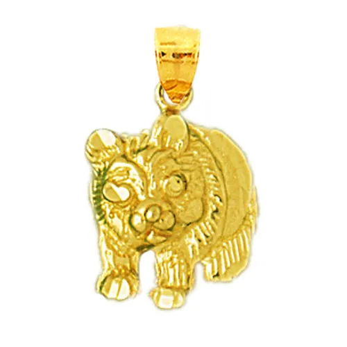 Goldia Charm Necklaces 14K Gold Panda Charm