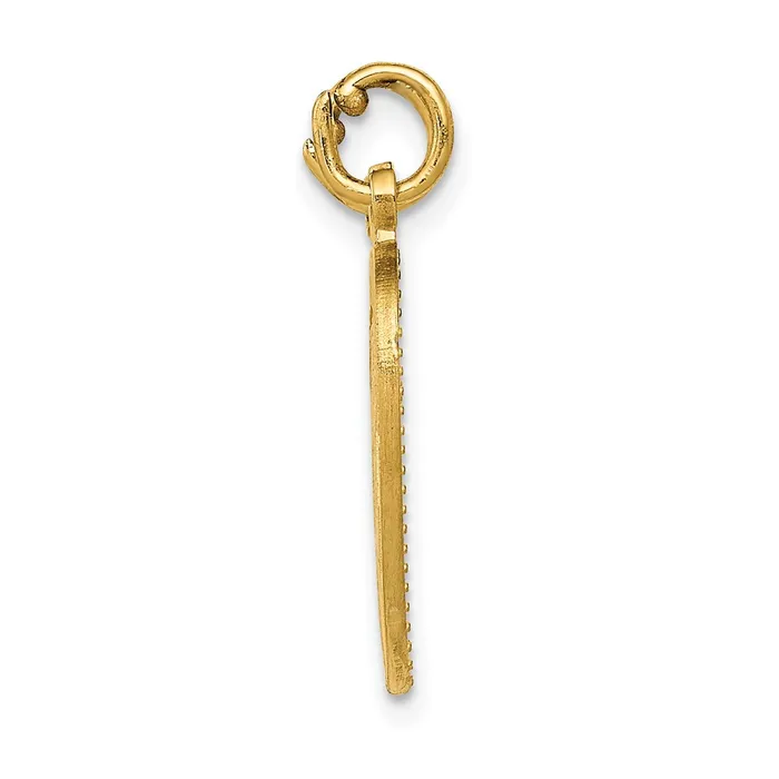 Goldia Charm Necklaces 14k Yellow Gold Best Sister Breakapart Charm