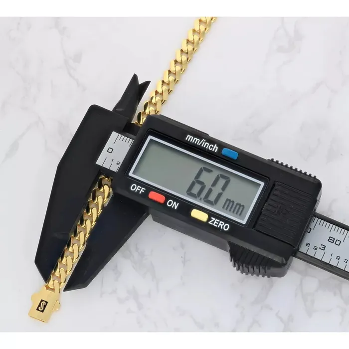 Goldiacom 10k Yellow Gold Royal Monaco Miami Cuban Link 6mm Chain Pendant Necklace 20 Necklaces
