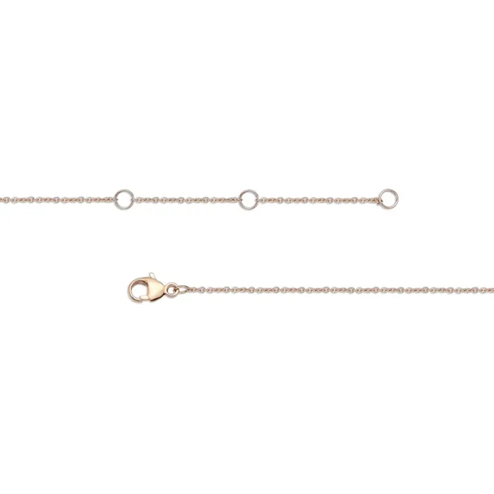 Goldia Necklaces 025 CT TW Composite Natural Diamond Teardrop Necklace in 10K Rose Gold Goldia Necklaces 025 CT TW Composite Natural Diamond Teardrop Necklace in 10K Rose Gold