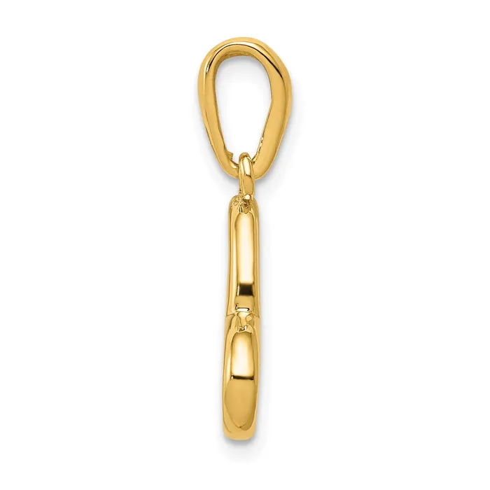 Goldia Necklaces 14k Yellow Gold Polished Heart Pendant