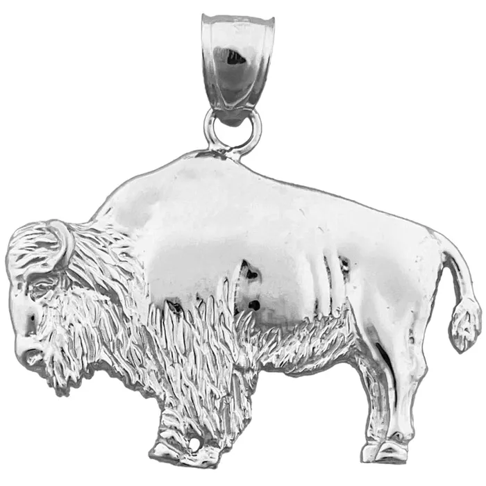 Goldia PreStyled Sets 14K Gold Bison Pendant