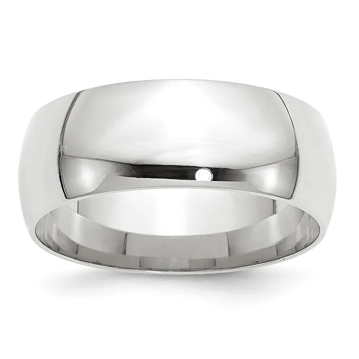 Goldia Rings Solid 10K White Gold 8mm Light Weight Comfort Fit MensWomens Wedding Band Ring Size 14 Goldia Rings Solid 10K White Gold 8mm Light Weight Comfort Fit MensWomens Wedding Band Ring Size 14