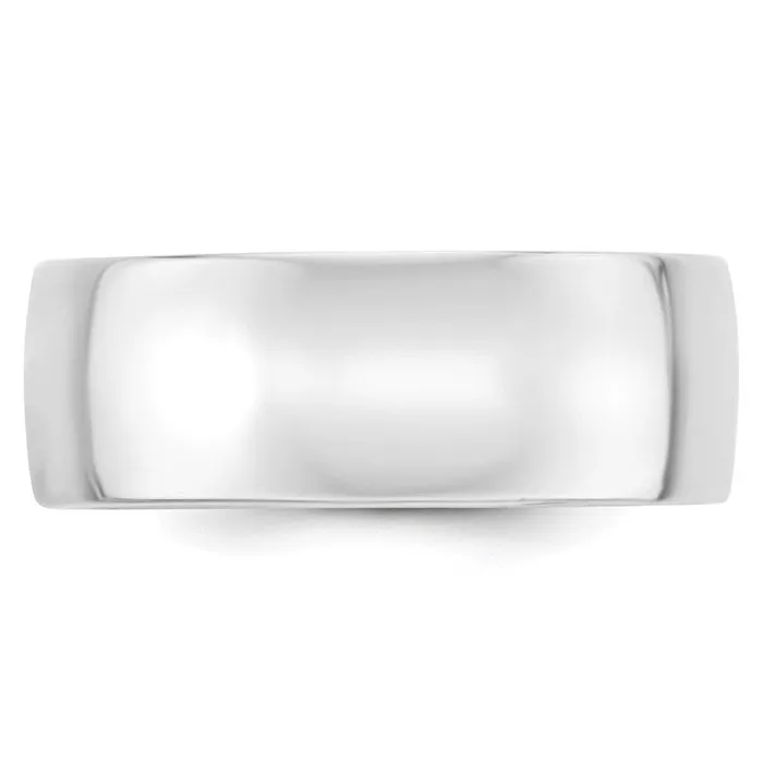 Goldia Rings Solid 10K White Gold 8mm Light Weight Comfort Fit MensWomens Wedding Band Ring Size 14 Goldia Rings Solid 10K White Gold 8mm Light Weight Comfort Fit MensWomens Wedding Band Ring Size 14
