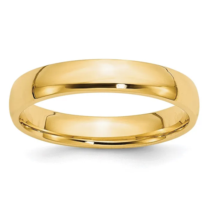 Goldia Rings Solid 10K Yellow Gold 4mm Light Weight Comfort Fit MensWomens Wedding Band Ring Size 55 Goldia Rings Solid 10K Yellow Gold 4mm Light Weight Comfort Fit MensWomens Wedding Band Ring Size 55