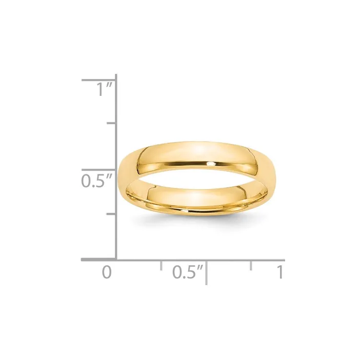 Goldia Rings Solid 10K Yellow Gold 4mm Light Weight Comfort Fit MensWomens Wedding Band Ring Size 55 Goldia Rings Solid 10K Yellow Gold 4mm Light Weight Comfort Fit MensWomens Wedding Band Ring Size 55