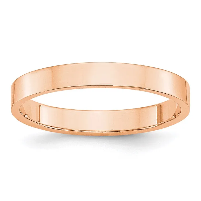 Goldia Rings Solid 10K Yellow Gold Rose Gold 3mm Light Weight Flat MensWomens Wedding Band Ring Size 135 Goldia Rings Solid 10K Yellow Gold Rose Gold 3mm Light Weight Flat MensWomens Wedding Band Ring Size 135