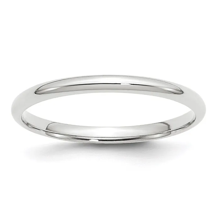 Goldia Rings Solid 14K White Gold 2mm Light Weight Comfort Fit MensWomens Wedding Band Ring Size 45 Goldia Rings Solid 14K White Gold 2mm Light Weight Comfort Fit MensWomens Wedding Band Ring Size 45