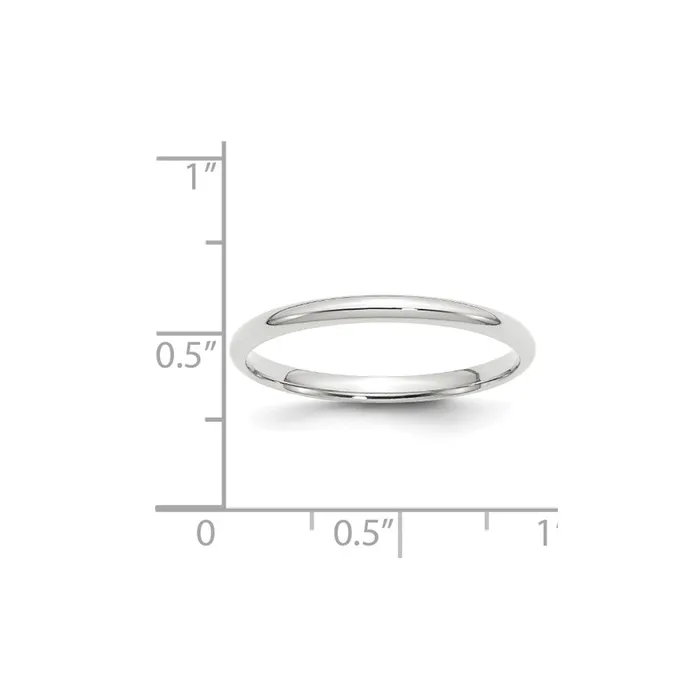 Goldia Rings Solid 14K White Gold 2mm Light Weight Comfort Fit MensWomens Wedding Band Ring Size 45 Goldia Rings Solid 14K White Gold 2mm Light Weight Comfort Fit MensWomens Wedding Band Ring Size 45