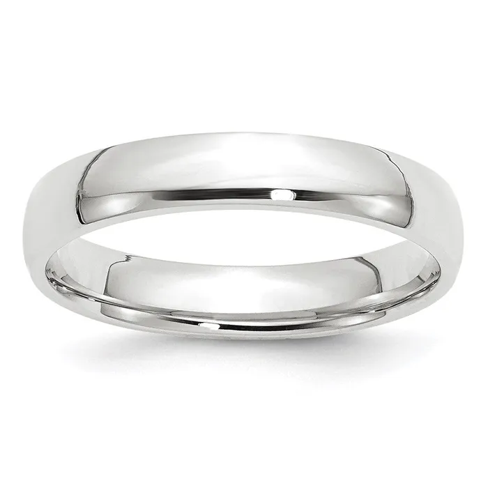 Goldia Rings Solid 14K White Gold 4mm Light Weight Comfort Fit MensWomens Wedding Band Ring Size 7 Goldia Rings Solid 14K White Gold 4mm Light Weight Comfort Fit MensWomens Wedding Band Ring Size 7