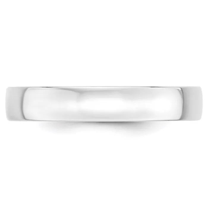 Goldia Rings Solid 14K White Gold 4mm Light Weight Comfort Fit MensWomens Wedding Band Ring Size 7 Goldia Rings Solid 14K White Gold 4mm Light Weight Comfort Fit MensWomens Wedding Band Ring Size 7