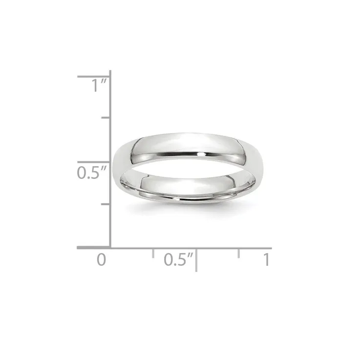 Goldia Rings Solid 14K White Gold 4mm Light Weight Comfort Fit MensWomens Wedding Band Ring Size 7 Goldia Rings Solid 14K White Gold 4mm Light Weight Comfort Fit MensWomens Wedding Band Ring Size 7